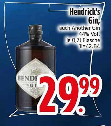 Hendrick's Gin, auch Another Gin