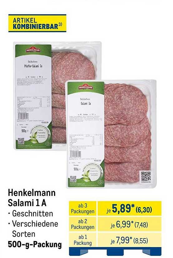 Henkelmann Salami 1A