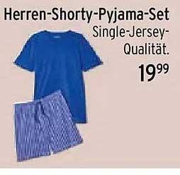 Herren-Shorty-Pyjama-Set