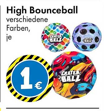 High Bounceball verschiedene Farben, je