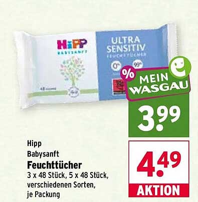 Hipp BabySanft Feuchttücher