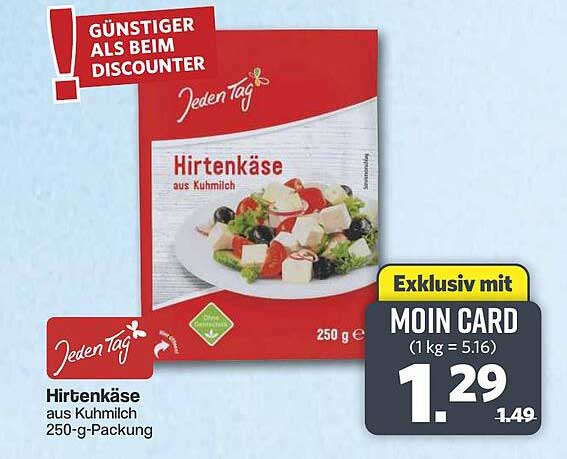 Hirtenkäse aus Kuhmilch 250-g-Packung