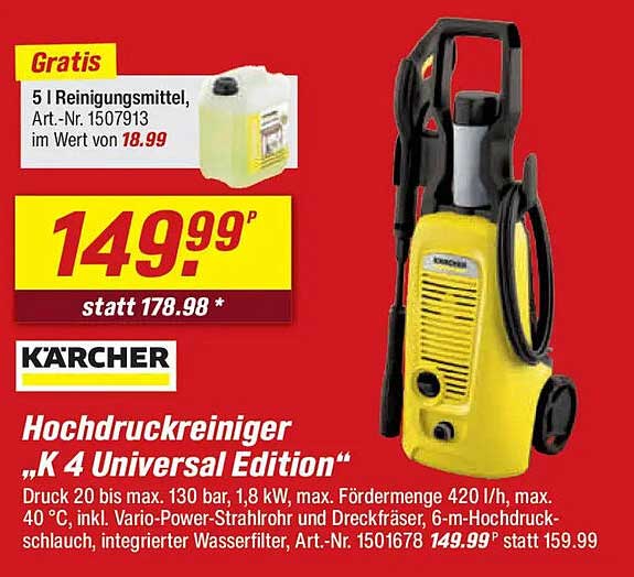 Hochdruckreiniger „K 4 Universal Edition“