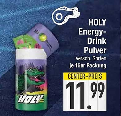 HOLY Energy-Drink Pulver versch. Sorten je 15er Packung
