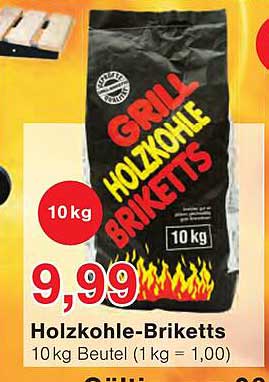Holzkohle-Briketts