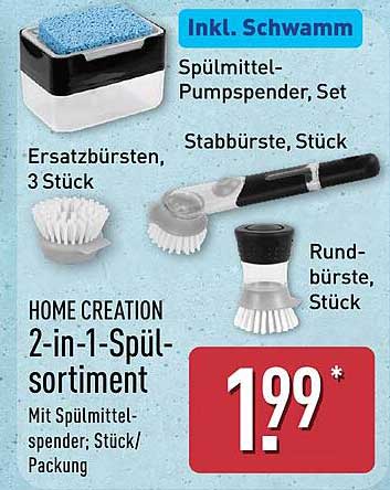 HOME CREATION 2-in-1-Spülsortiment
