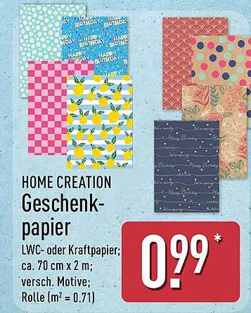 HOME CREATION Geschenkpapier