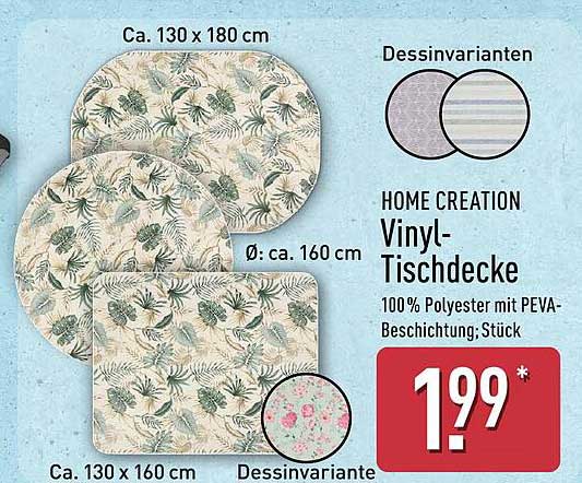 HOME CREATION Vinyl-Tischdecke