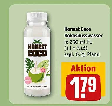 Honest Coco Kokosnusswasser