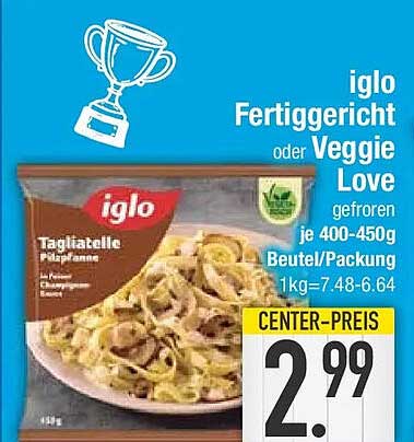iglo Fertiggericht oder Veggie Love