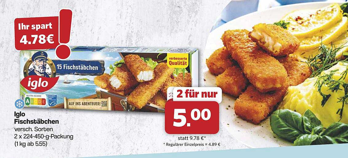 Iglo Fischstäbchen
