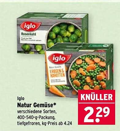 Iglo Natur Gemüse*