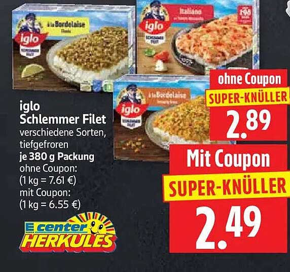 iglo Schlemm er Filet