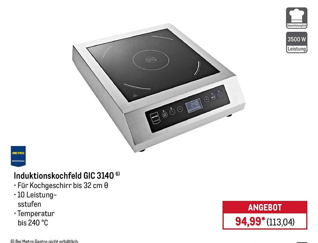 Induktionskochfeld GIC 3140 6)