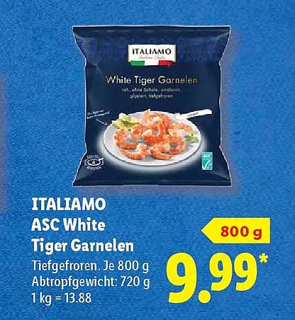 ITALIAMO ASC White Tiger Garnelen