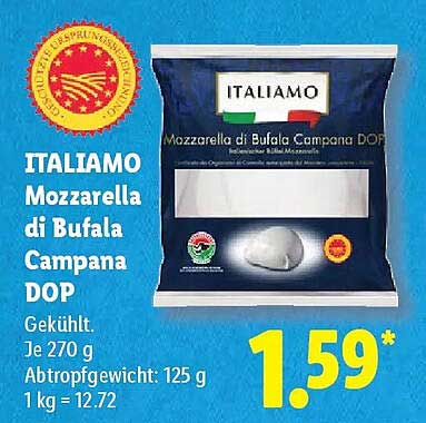 ITALIAMO Mozzarella di Bufala Campana DOP