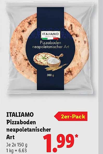 ITALIAMO Pizzaboden neapolitanischer Art