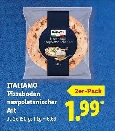 ITALIAMO Pizzaboden neapolitanischer Art