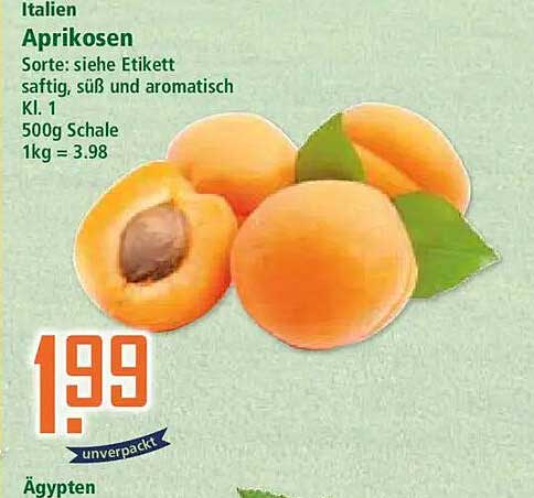 Italien Aprikosen