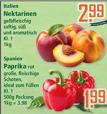 Italien Nektarinen