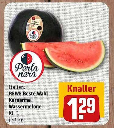 Italien. REWE Beste Wahl Kernenarme Wassermelone