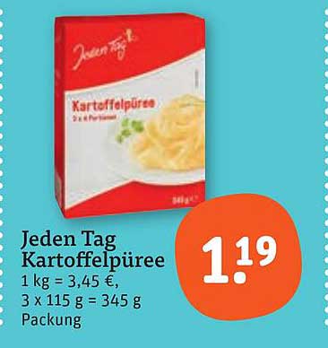 Jeden Tag Kartoffelpüree
