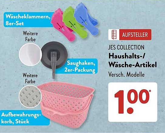JES COLLECTION Haushals-/Wäsche-Artikel Versch. Modelle