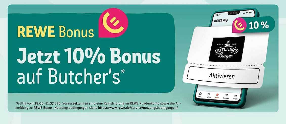 Jetzt 10% Bonus auf Butcher's