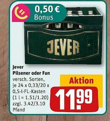 Jever Pilsener oder Fun