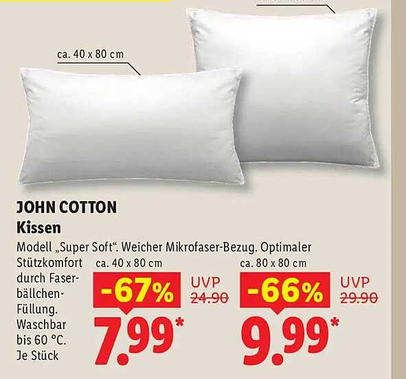 JOHN COTTON Kissen