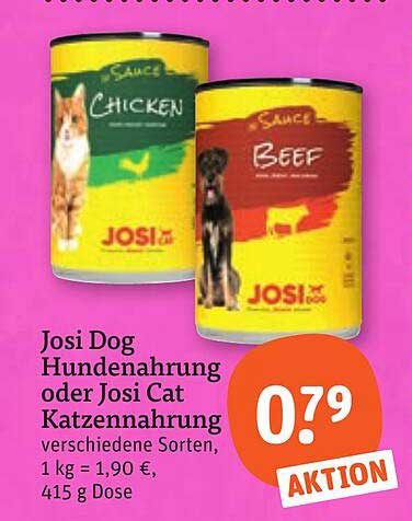 Josi Dog Hundenahrung oder Josi Cat Katzennahrung