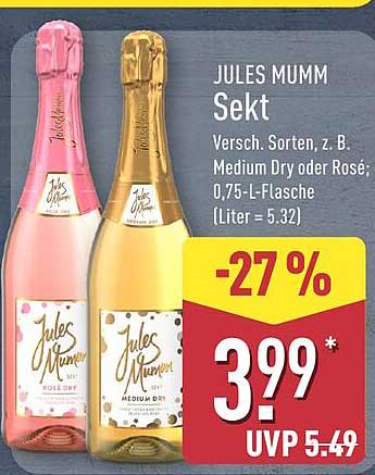 JULES MUMM Sekt