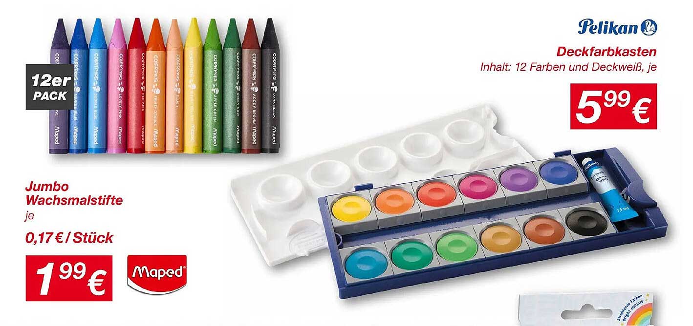 Jumbo Wachsmalstifte