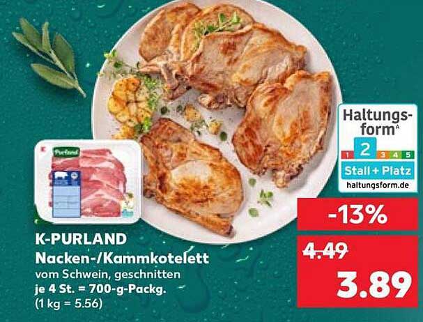 K-PURLAND Nacken-/Kammkotelett