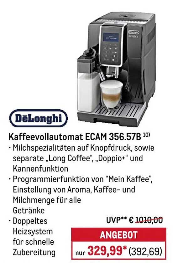 Kaffeevollautomat ECAM 356.57B