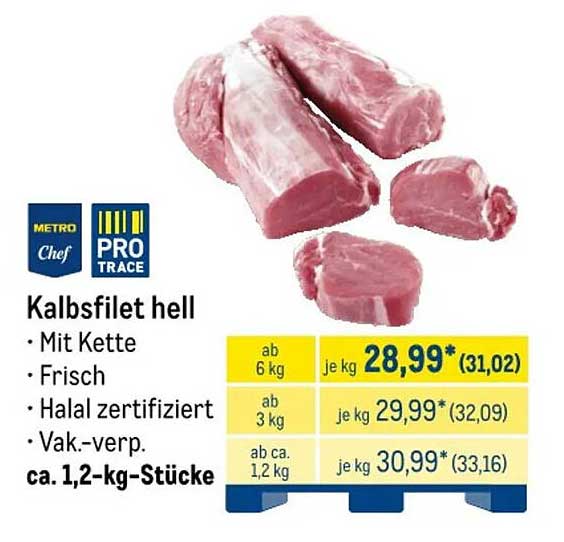 Kalbsfilet hell