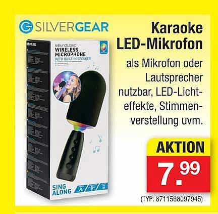 Karaoke LED-Mikrofon
