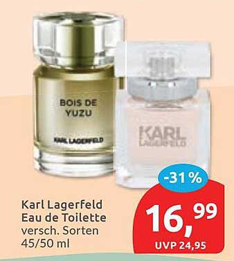Karl Lagerfeld Eau de Toilette versch. Sorten 45/50 ml