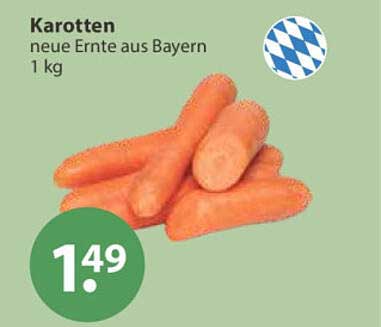 Karotten neue Ernte aus Bayern 1 kg
