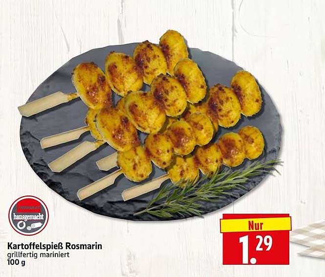 Kartoffelspieß Rosmarin
