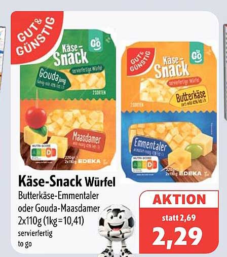 Käse-Snack Würfel