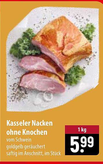 Kasseler Nacken ohne Knochen