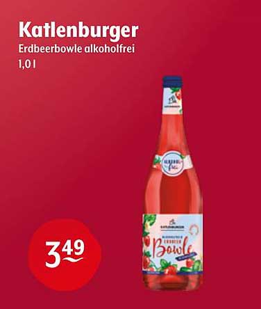 Katlenburger Erdbeerbowle alkoholfrei 1,0 l