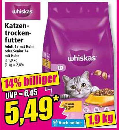Katzentrockenfutter