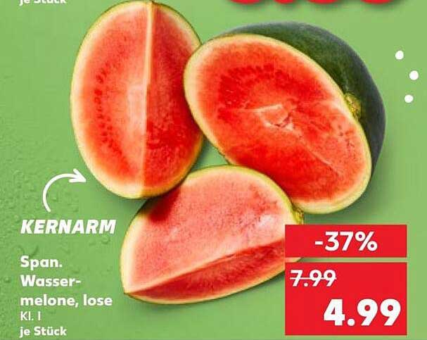 KERNARM Span. Wasser-melone, lose Kl. I je Stück