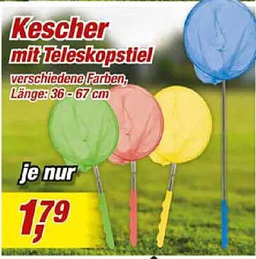 Ketscher mit Teleskopstiel