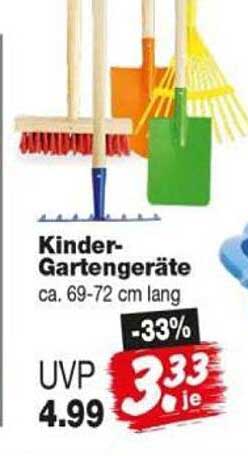Kinder-Gartengeräte ca. 69-72 cm lang
