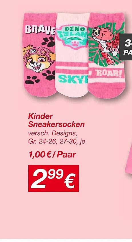 Kinder Sneakersocken