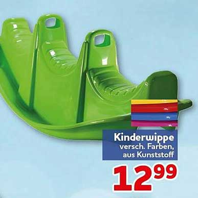 Kinderwippe versch. Farben, aus Kunststoff