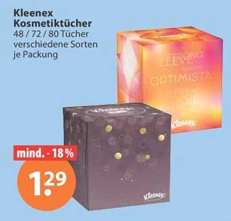 Kleenex Kosmetiktücher